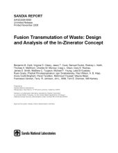 book Fusion transmutation of waste : design and analysis of            the in-zinerator concept