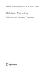 book Database Marketing : Analyzing and Managing Customers