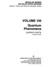 book Quantum phenomena