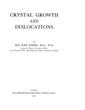 book Crystal growth and dislocations