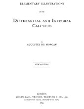 book Elementary illustrations of the differential and integral calculus