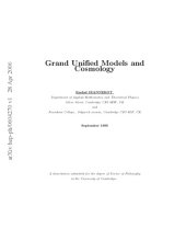 book Grand unified models and cosmology