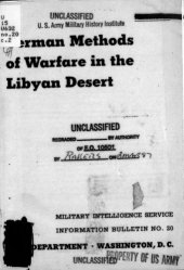 book German methods of warfare in the Libyan Desert