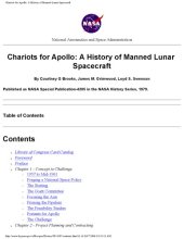 book Chariots for Apollo : a history of manned lunar spacecraft