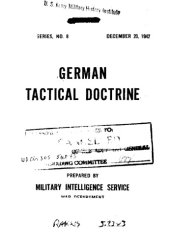 book German tactical doctrine