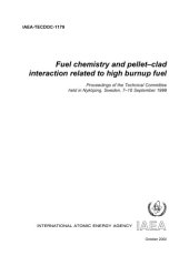 book Fuel chemistry and pellet-clad interaction related to high burnup fuel : proceedings of the Technical Committee