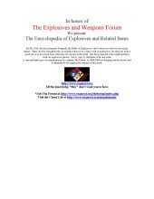 book Encyclopedia of Explosives and Related Items (Vol 05)