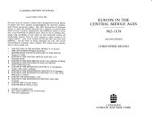 book Europe in the central Middle Ages, 962-1154