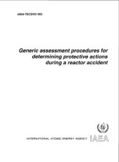 book Generic assessment procedures for determining protective actions during a reactor accident