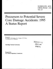 book Precursors to potential severe core damage accidents : a status report