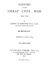 book History of the great civil war, 1642-1649