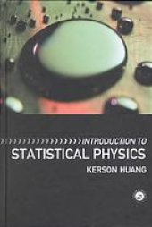 book Introduction to statistical physics