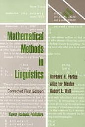 book Mathematical methods in linguistics