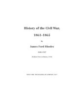 book History of the Civil War, 1861-1865