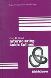 book Interpolating cubic splines