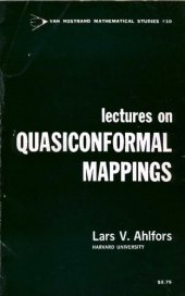 book Lectures on quasiconformal mappings