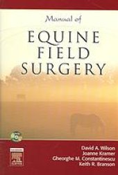 book Manual of equine field surgery