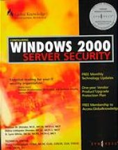 book Configuring Windows 2000 Server security