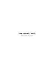 book Iraq : a country study