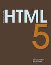 book Introducing HTML5