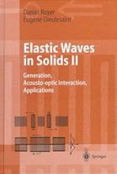 book Elastic waves in solids