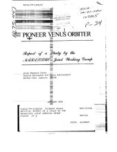 book Pioneer Venus Orbiter : report of a study by the NASA/ESRO Joint Working Group