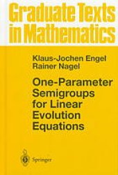 book One-parameter semigroups for linear evolution equations