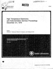 book High temperature electronics and instrumentation seminar proceedings