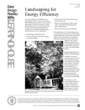 book Landscaping for energy efficiency