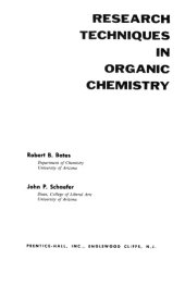 book Research techniques in organic chemistry