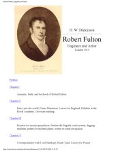 book Robert Fulton, engineer and artist; his life and works