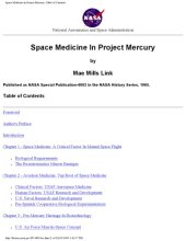 book Space medicine in Project Mercury