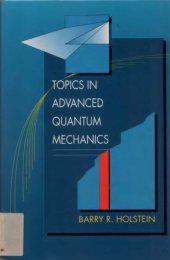 book Topics in advanced quantum mechanics