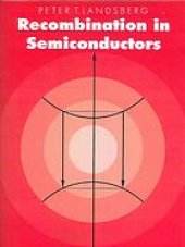 book Recombination in semiconductors