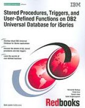 book Stored procedures, triggers, and user-defined functions on DB2 universal database for iSeries