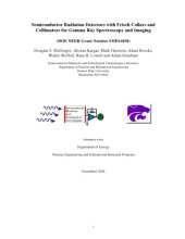 book Semiconductor Radiation Detectors with Frisch Collars and Collimators for Gamma Ray Spectroscopy and Imaging