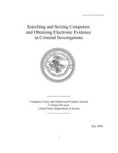 book Searching and seizing computers and obtaining electronic evidence in criminal investigations