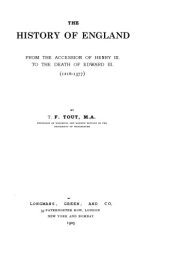 book The history of England from the accession of Henry III. to the death of Edward III. (1216-1377)