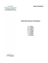 book Solid State Reactor Final Report