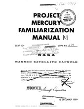 book Project Mercury familiarization manual : manned satellite capsule