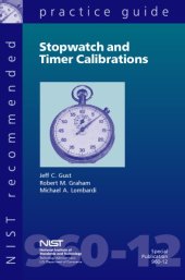 book Stopwatch and timer calibrations