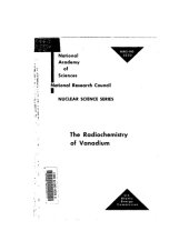 book The radiochemistry of vanadium