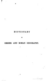 book Dictionary of Greek and Roman geography