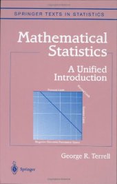 book Mathematical Statistics: A Unified Introduction