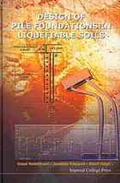 book Design of pile foundations in liquefiable soils