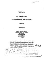 book WTEC panel on European nuclear instrumentation and controls : final report