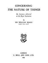 book Concerning the Nature of Things [6 Lectures - Royal Society of London] 