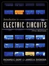 book Introduction to Electric Circuits [SOLUTIONS MANUAL]