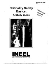 book Criticality safety basics, a study guide