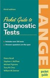 book Pocket guide to diagnostic tests